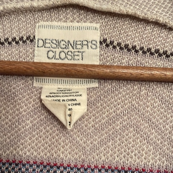 Billabong striped Aztec boho cardigan Anthropologie bohme small sweater $89 - Picture 2 of 5